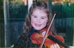A picture around the time I began to learn the Violin